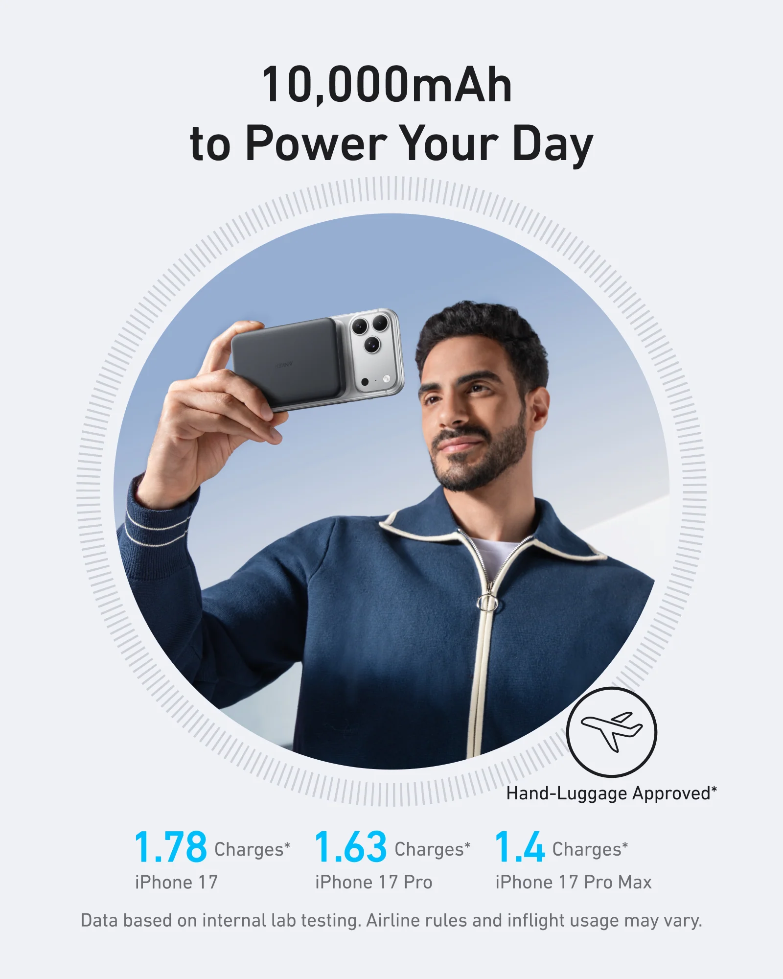Anker MagGo Power Bank, 10,000mAh Wireless Charger, Ultra-Slim, 15W Fast Charging - Image 5