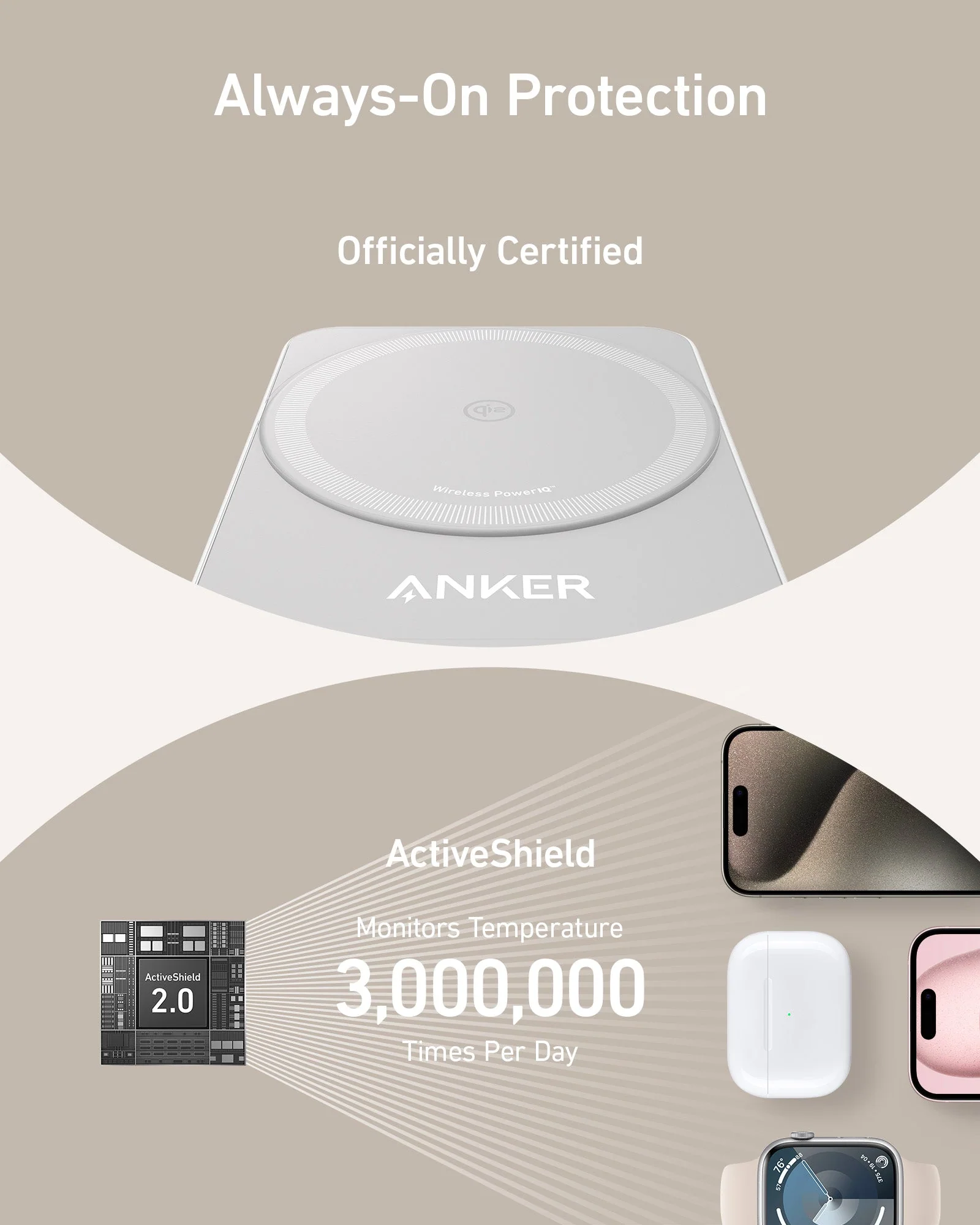 Anker MagGo Wireless Charging Station (Foldable 3-in-1) - Image 19