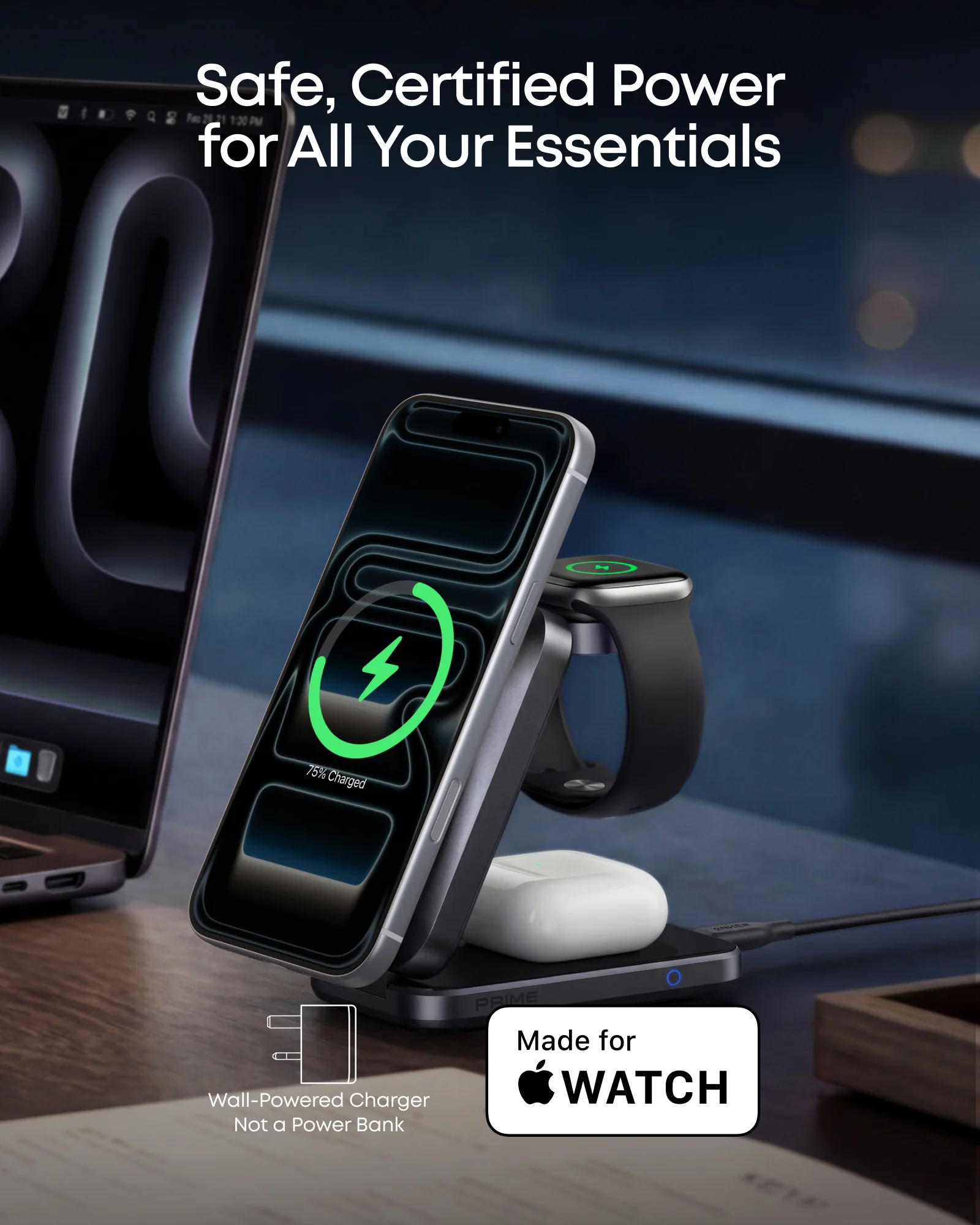 Anker Prime Wireless Charging Station (3-in-1, MagGo, AirCool, Foldable) - Image 10