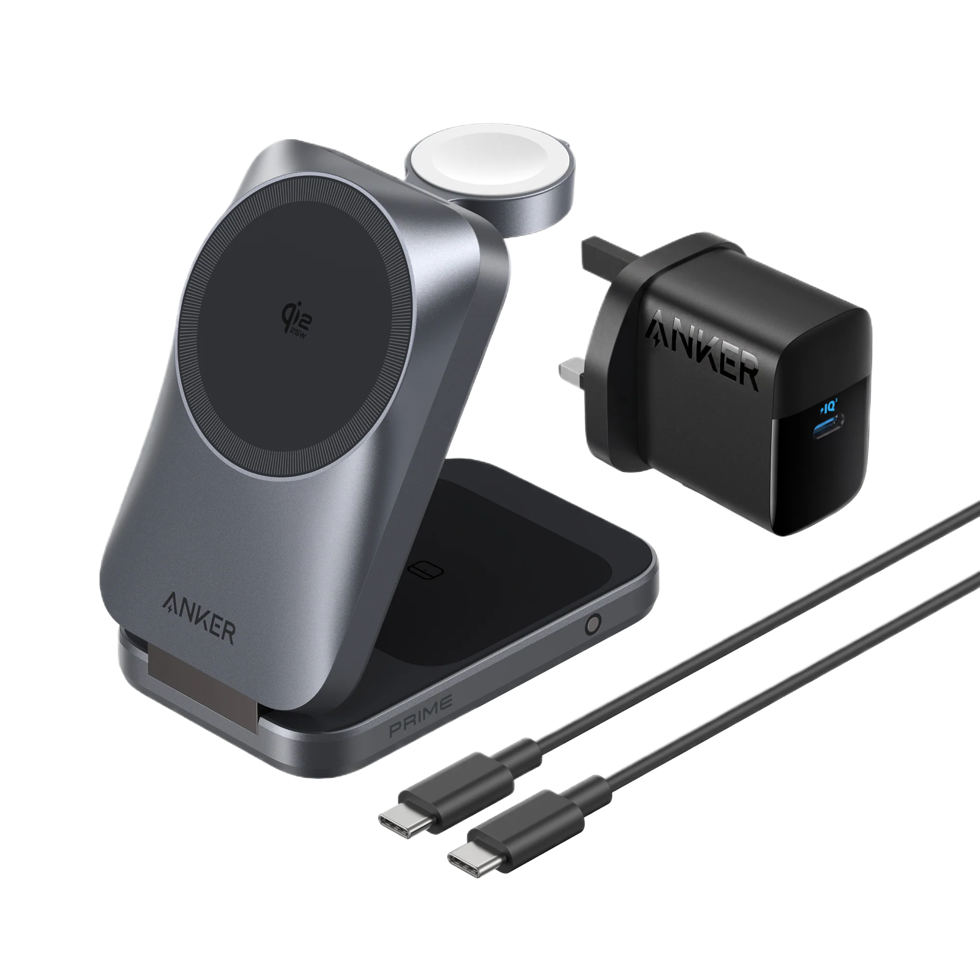 Anker Prime Wireless Charging Station (3-in-1, MagGo, AirCool, Foldable) BOA