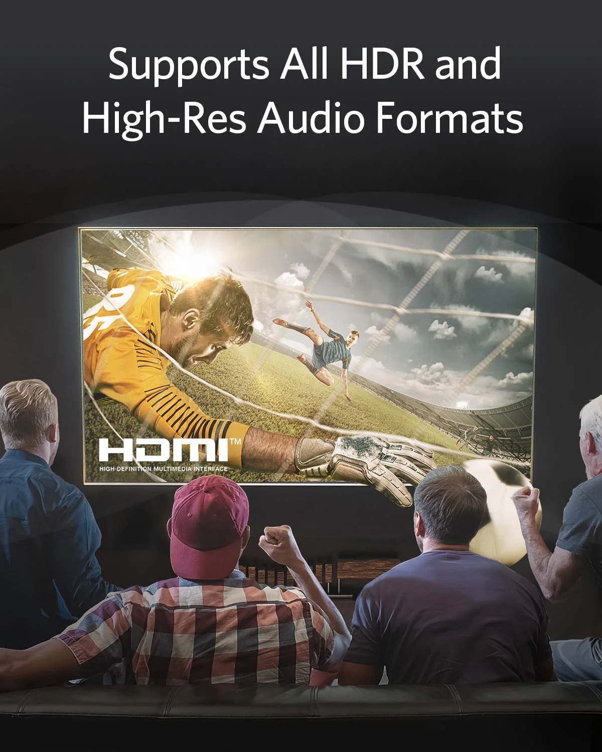 Anker 8K@60Hz HDMI Cable, Ultra High Speed 4K@120Hz 48Gbps 6.6 ft Ultra HD HDMI to HDMI Cord - Image 5