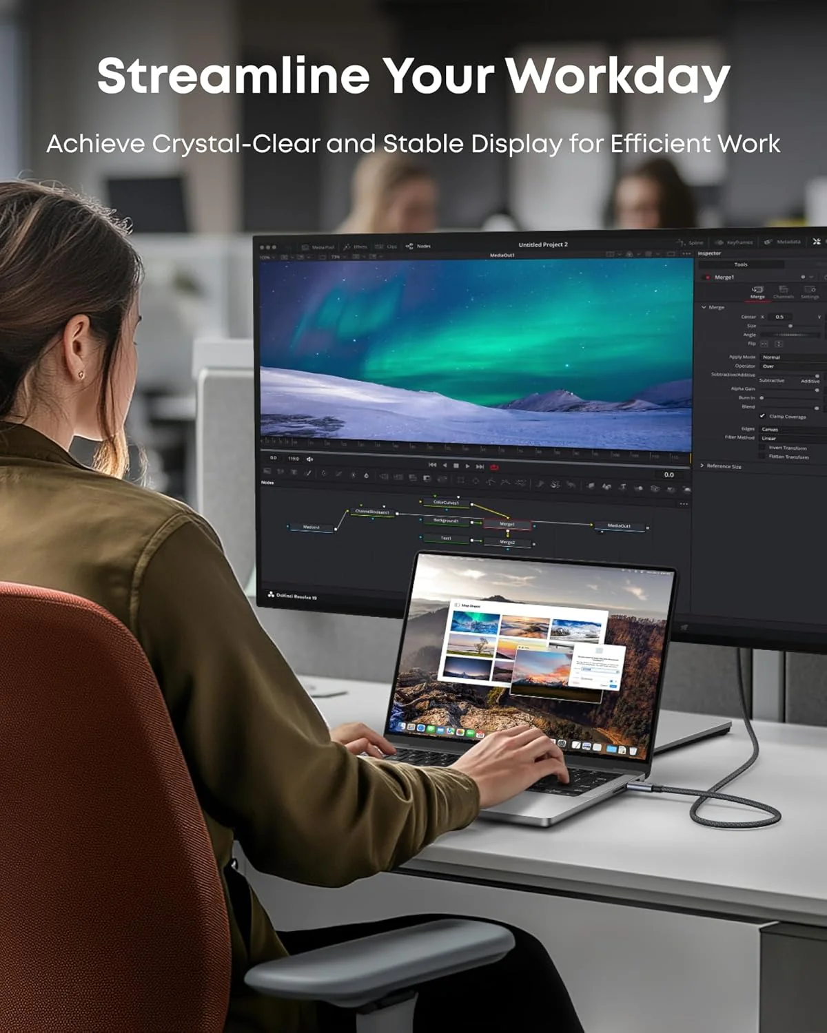Anker HDMI Cable, 4K@60Hz Ultra-Fast Nylon-Braided USBC to HDMI Cord with Advanced Shielding, Thunderbolt 5/4/3 - Image 4