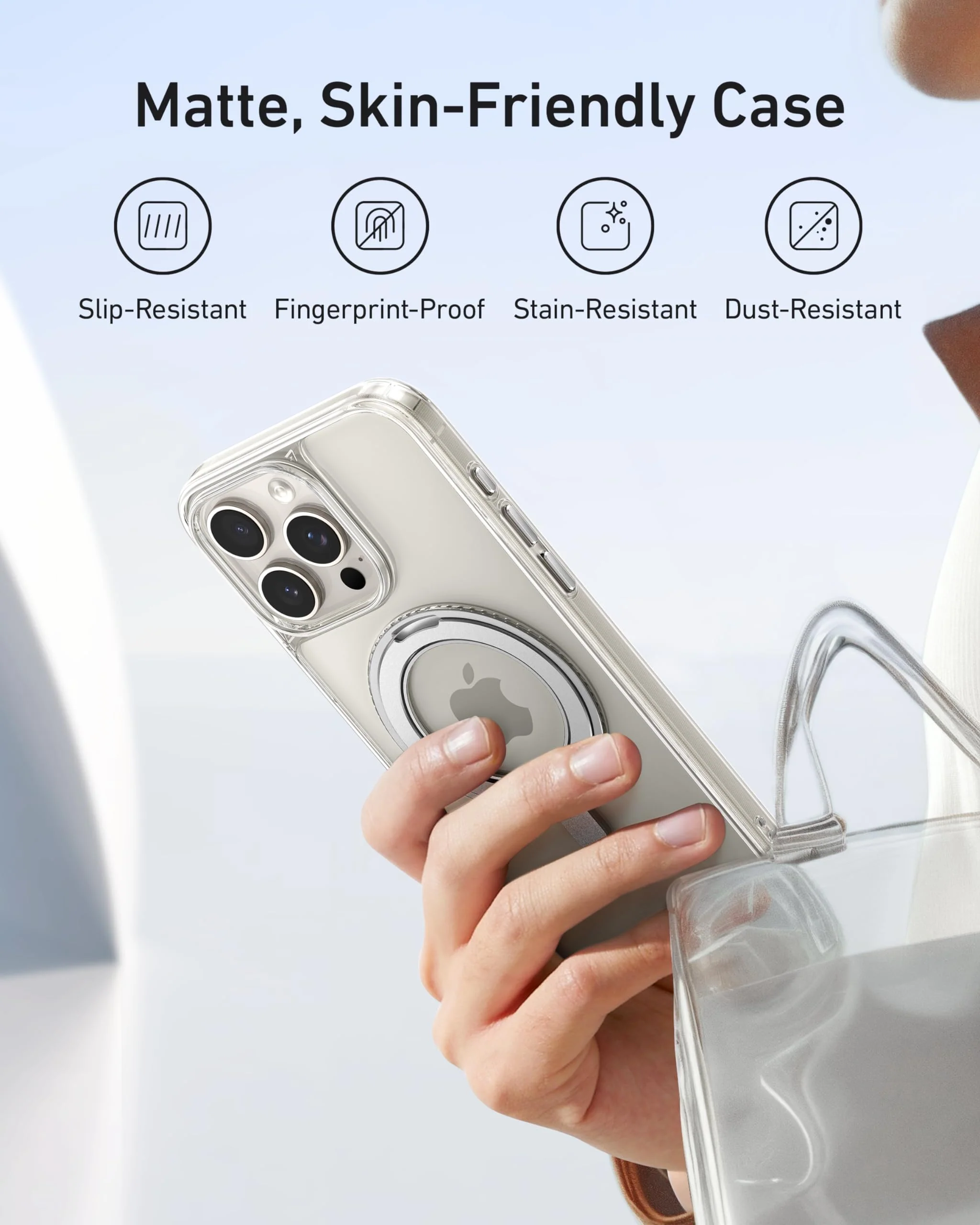 Anker MagGo Magnetic Case with Stand (360° Ring Stand, For iPhone) - Image 23