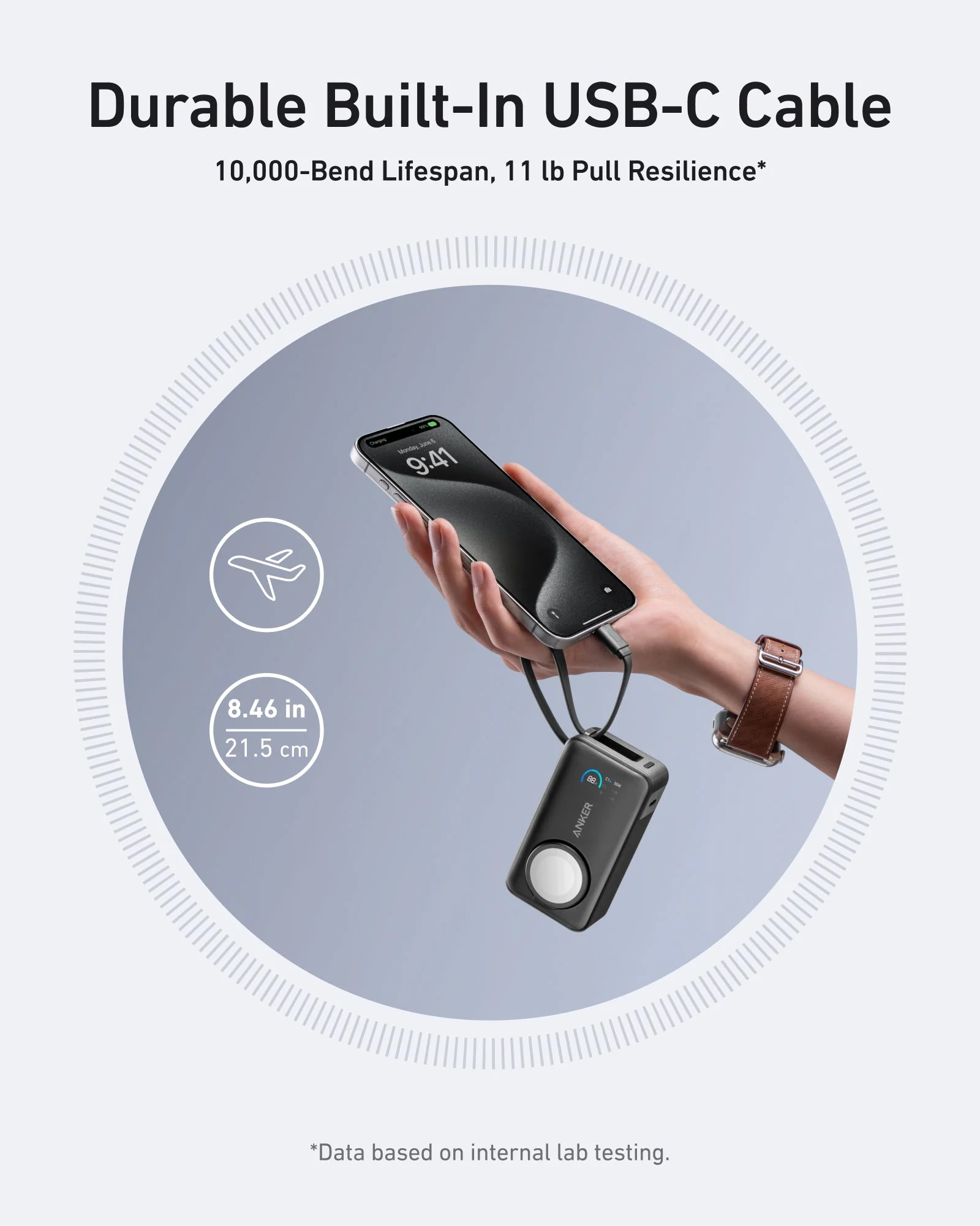 Anker MagGo Power Bank (10K, 35W, For Apple Watch) - Image 11