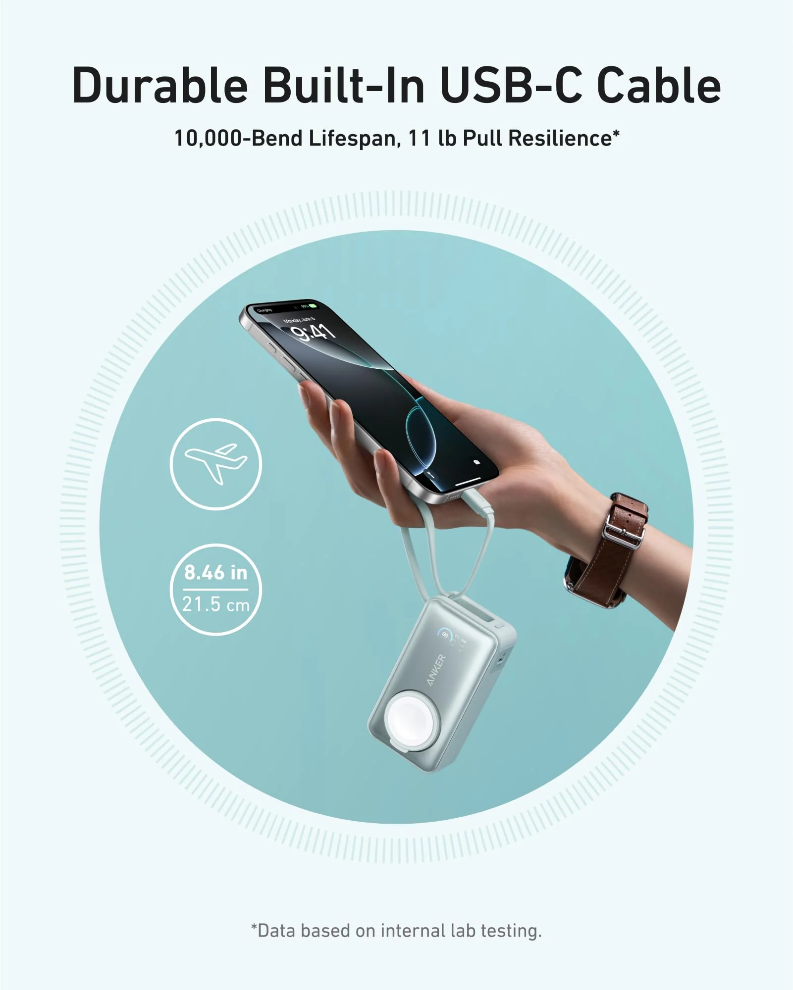 Anker MagGo Power Bank (10K, 35W, For Apple Watch) - Image 13