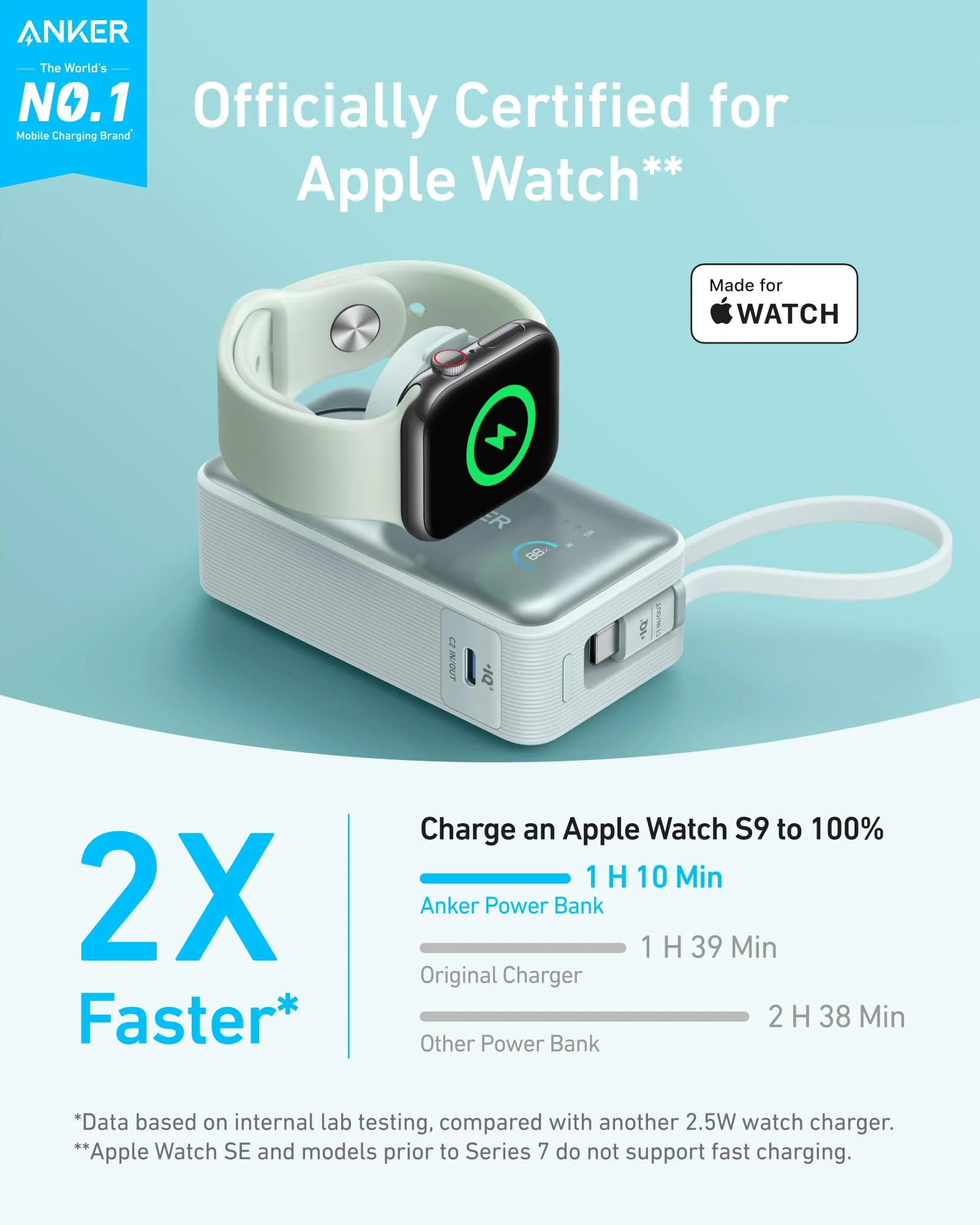 Anker MagGo Power Bank (10K, 35W, For Apple Watch) - Image 15