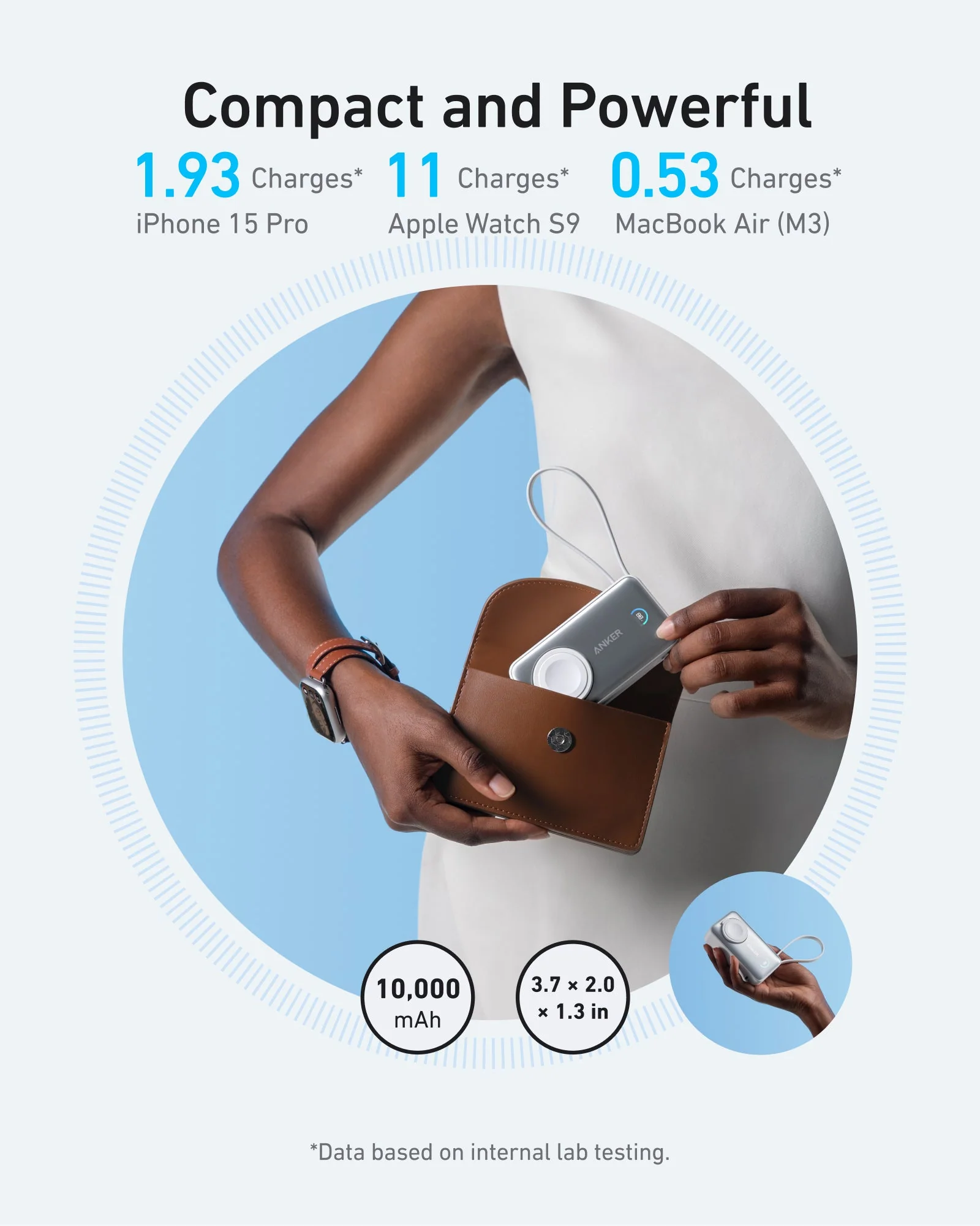Anker MagGo Power Bank (10K, 35W, For Apple Watch) - Image 4