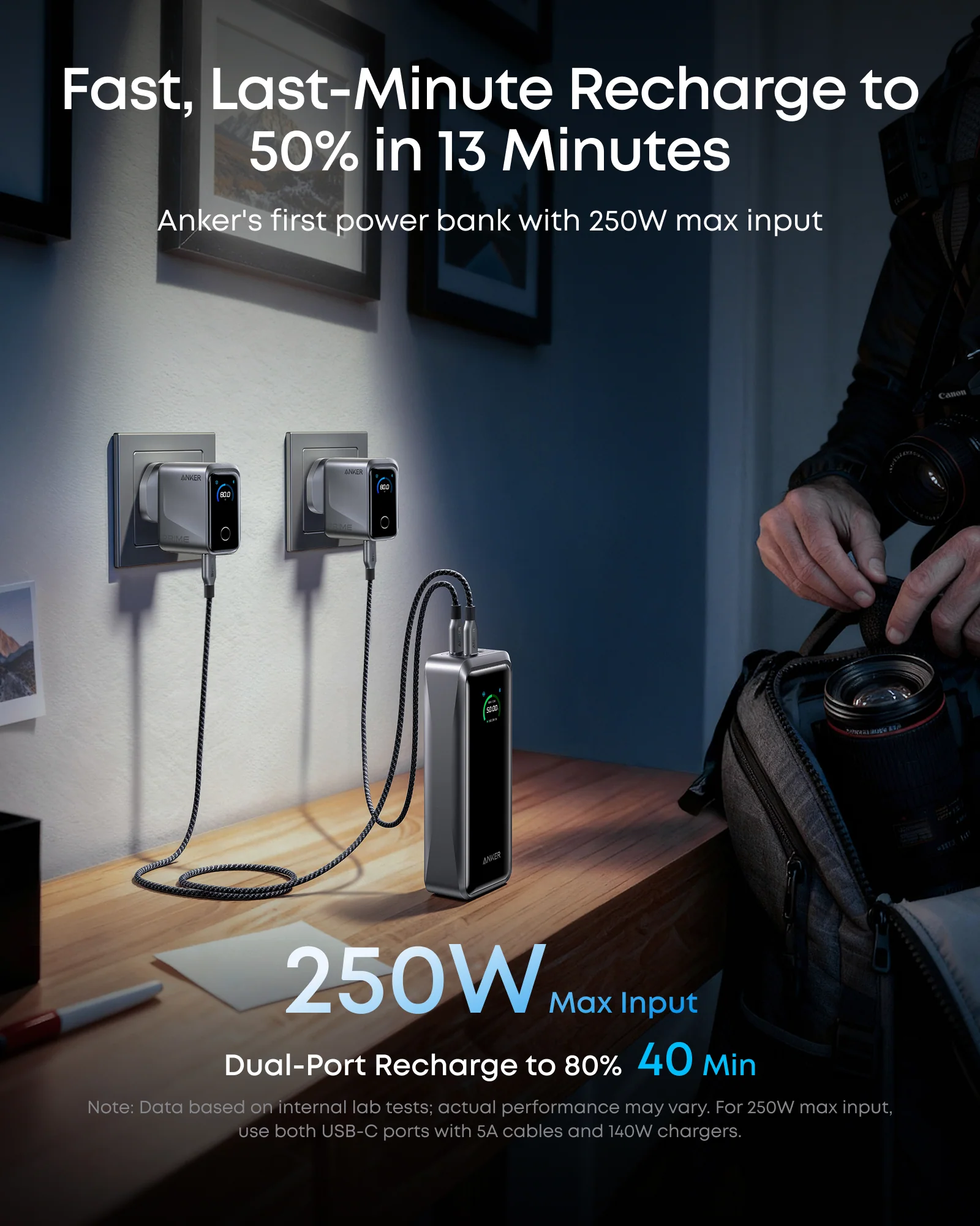 Anker Prime Power Bank (26K, 300W) - Image 4