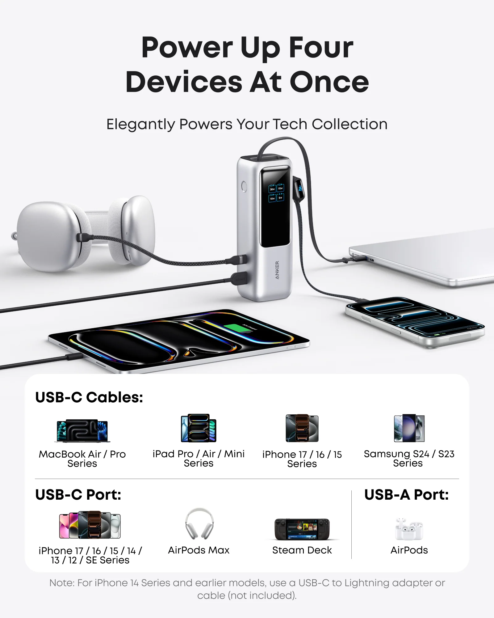 Anker Laptop Power Bank (25K, 165W, Built-In and Retractable Cables) ｜2-Pack - Image 12