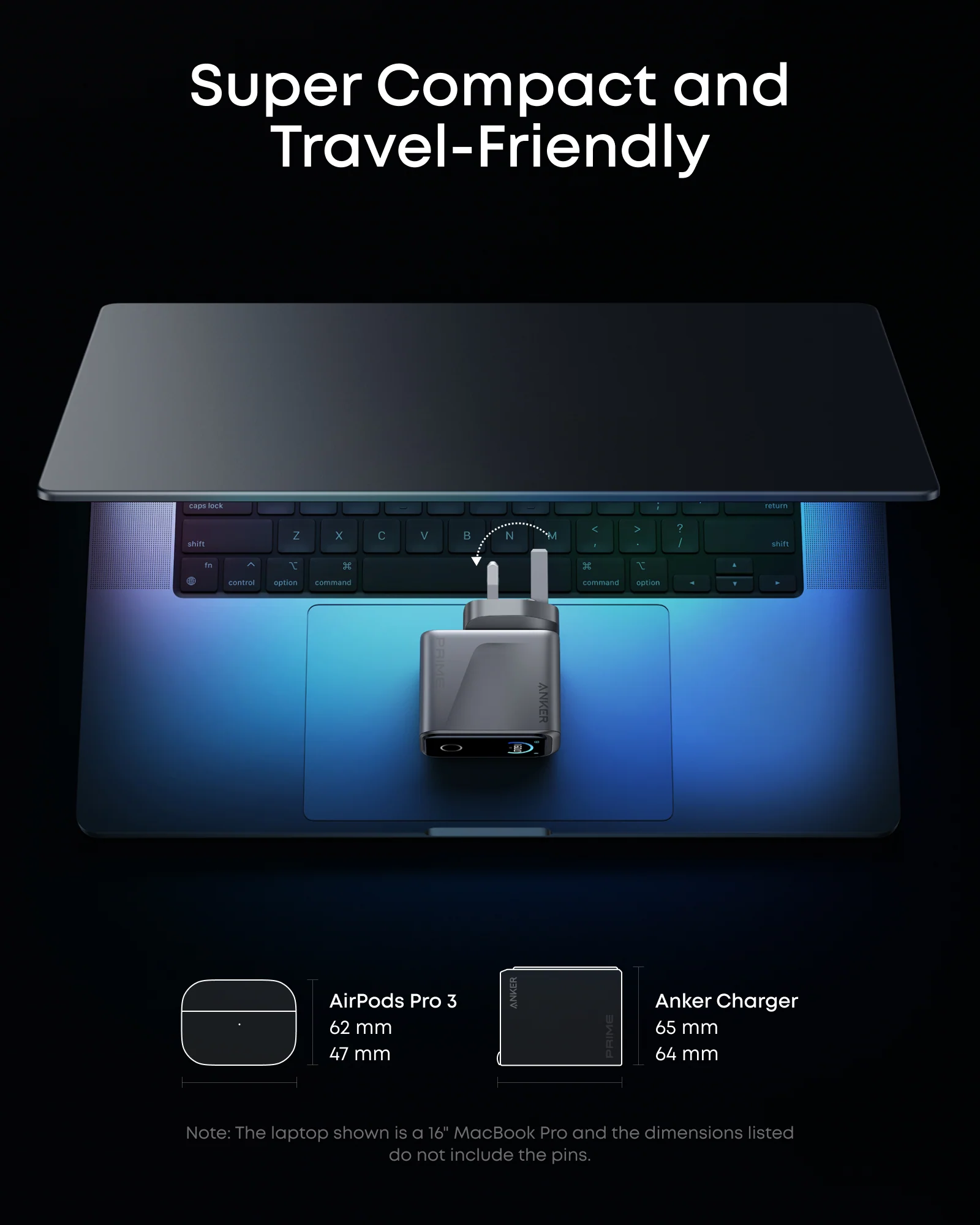 Anker Prime Charger (160W, 3 Ports, Smart Display) - Image 7